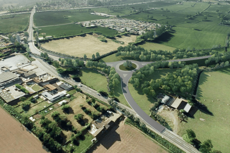 Work restarted in building and development of the Banwell bypass