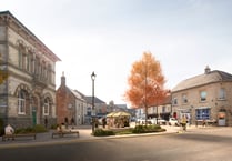 Construction work on new market square in Midsomer Norton has started