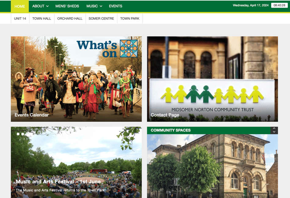 Midsomer Norton Community Trust unveil new website