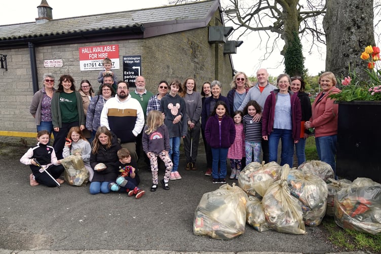 Writhlington Action Group big spring clean