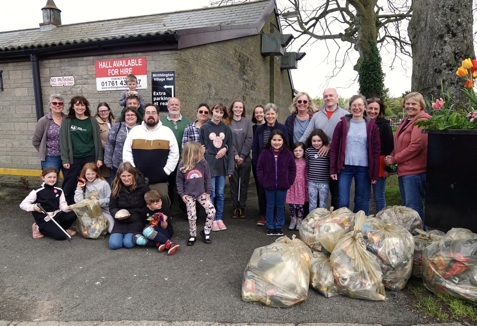 Writhlington Action Group complete annual Big Spring Clean