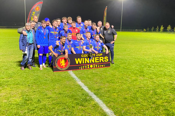 Wells City A are county cup winners