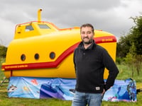 Lifeboat stolen by pirates turned into 'yellow submarine' for glamping