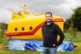 Lifeboat stolen by pirates turned into 'yellow submarine' for glamping