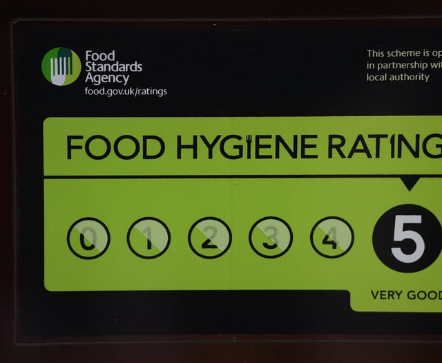 North Somerset takeaway handed new food hygiene rating