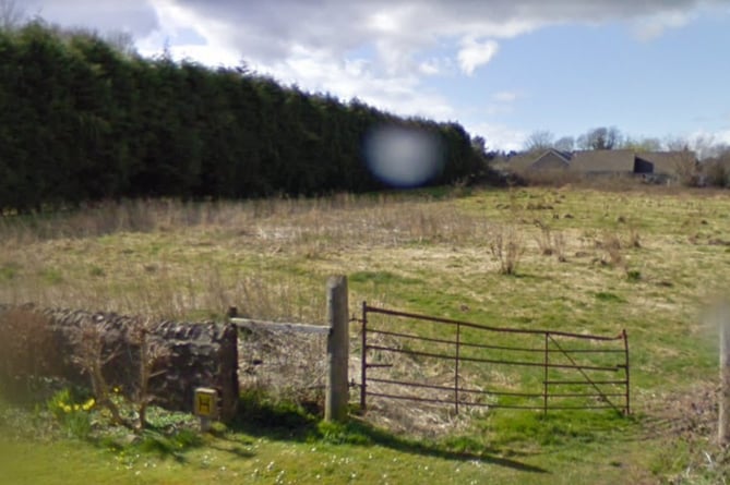 Proposed site of 26 homes on Chapelfield in Oakhill (Google Maps)