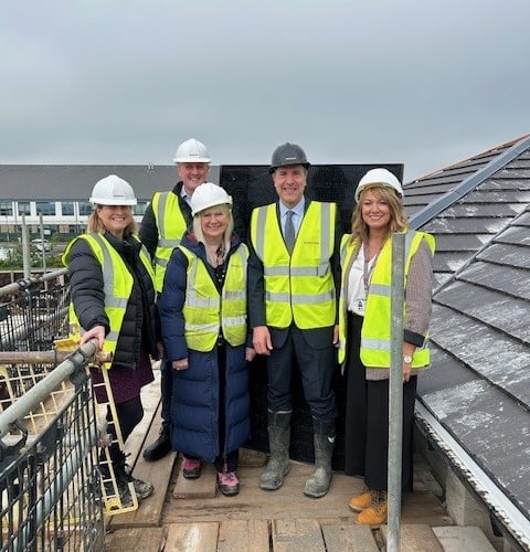 Oyster Care Home Team with Dan Norris and Siobhan Waterhouse