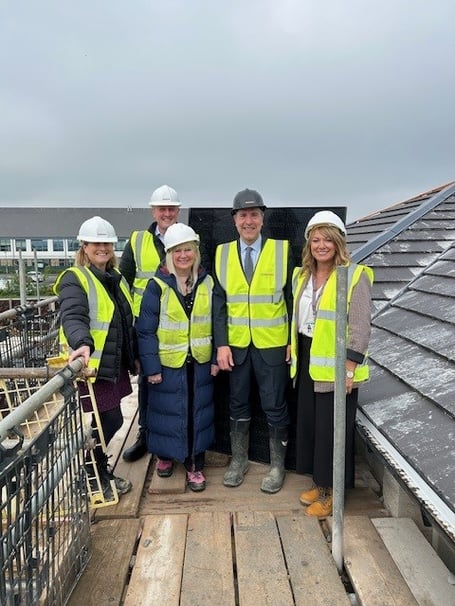 Oyster Care Home Team with Dan Norris and Siobhan Waterhouse