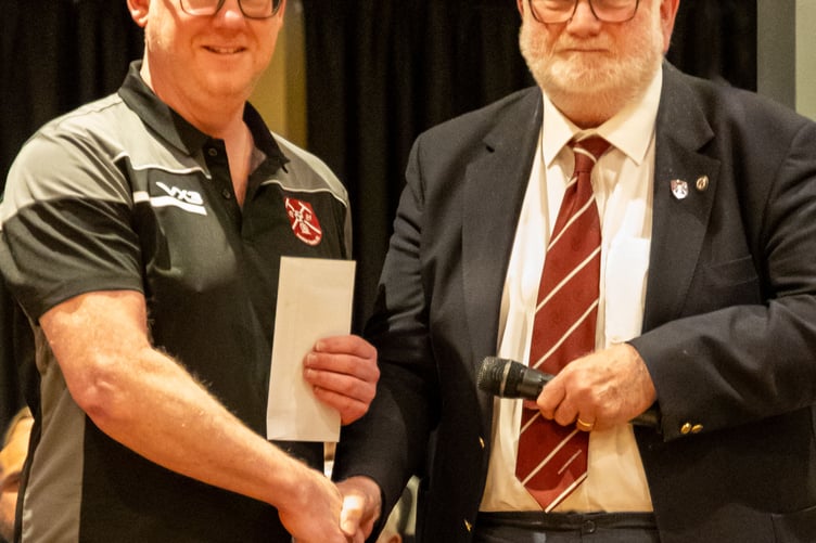 Jon Green (left) and chairman Dave Bissex