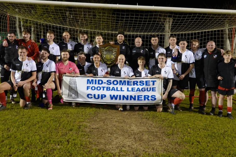 Shepton Mallet Reserves celebrate