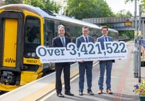 Half-hourly train services rack up 3.4 million journeys in one year