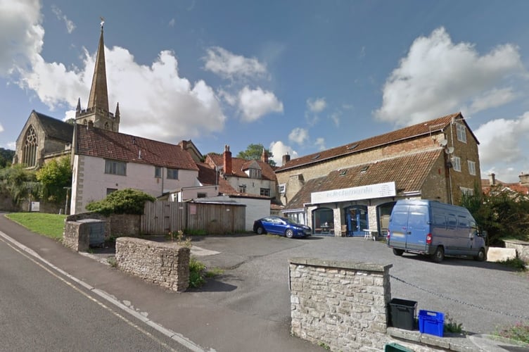 Planned site of new hotel on Saxonvale in Frome (Google Maps)
