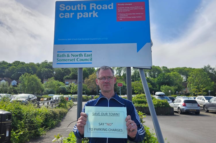 Sean Dudden wants as many people to sign a petition against proposed parking charges as possible in the hope the Government takes action