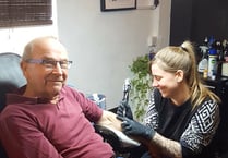 Somer Valley FM presenter gets impromptu tattoo following interview