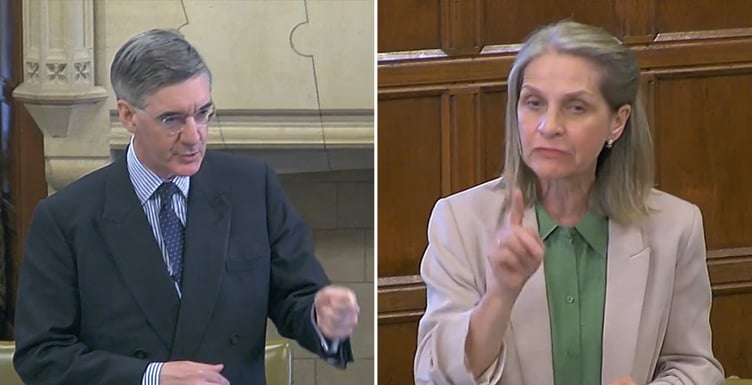 Jacob Rees-Mogg, MP for North East Somerset, and Wera Hobhouse, MP for Bath
