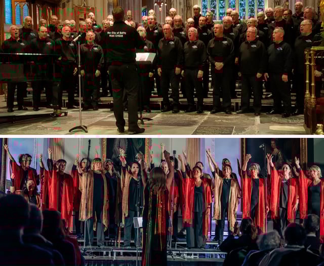 City of Bath Male Choir and Jane Lilley Singers perform joint concert