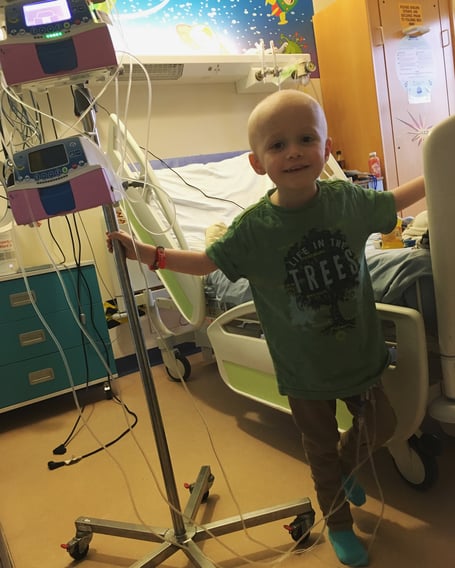  5 year-old Jack has been diagnosed with stage 4 cancer.