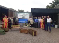 Midsomer Norton Men’s Shed are gifted with improved pathway