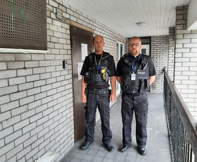 Flat linked to violent crime and drug dealing shut down by police