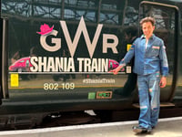 All aboard! GWR unveil 'Shania Train' headed to Glastonbury festival