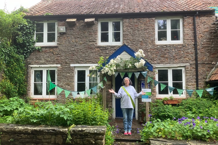 One of the beautiful homes on display