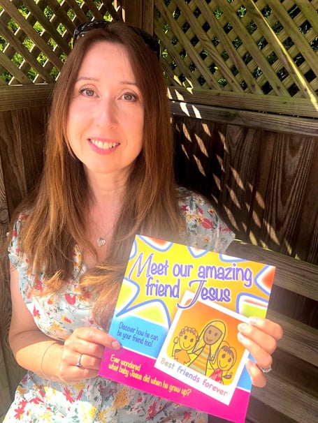 

Pictured is Peasedown-based author Kate White with her new book.

