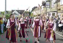 Morris dancers mark summer solstice at Stanton Drew