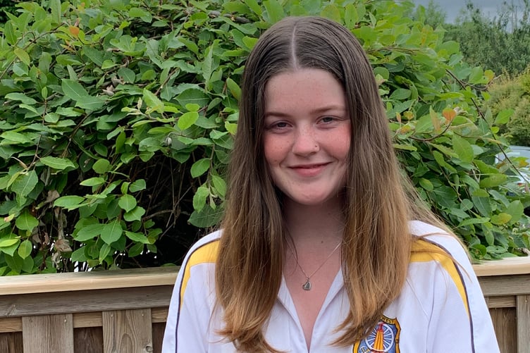 Chloe Holmes - county bowls champion