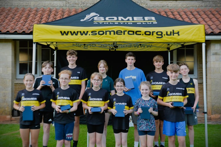 Somer Athletics Club award winners
