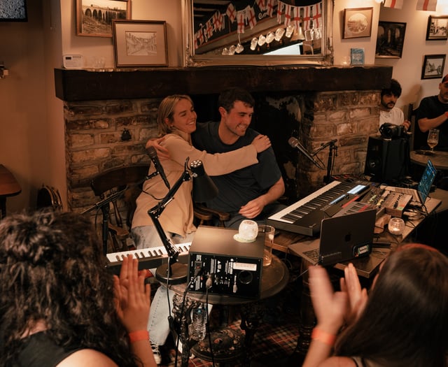 Electronic music maker Fred Again.. performs in rural Somerset pub