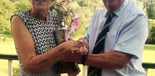 Wells Golf Club past captains go head to head