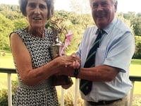 Wells Golf Club past captains go head to head