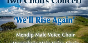 Mendip and Mousehole male voice choirs at All Saints Church