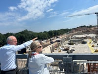 Bath MP visits Bristol Airport as summer holidays begin