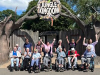 Care home residents enjoy safari day trip