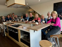 Chew Chat enjoy expert cooking demonstration at The Pony