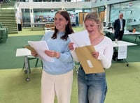 Writhlington School leavers celebrate top notch A Level results