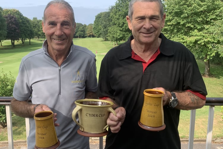 Cyder Cup winners Clive Gadd and Michael Cundill