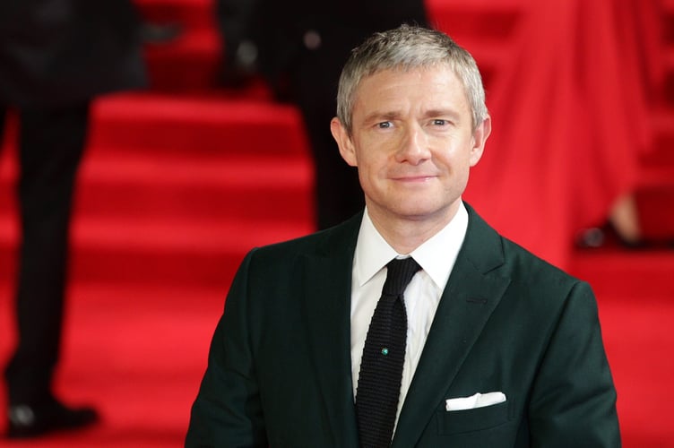 Martin Freeman arrives at the world premiere of Spectre, the new James Bond film, at the Royal Albert Hall, London, England. October 26 2015.