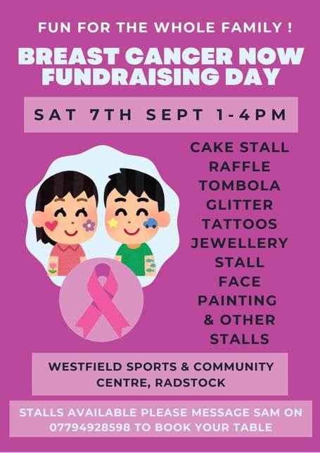The event will take place at Westfield Sports and Community centre, Radstock