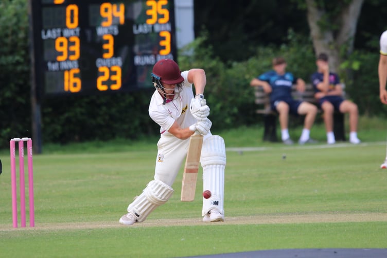 Seb Linnitt - on his way to 167 not out