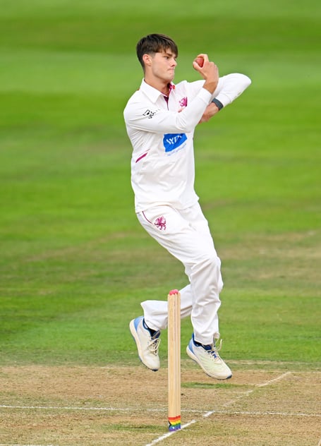 Archie Vaughan - enjoyed his first county match