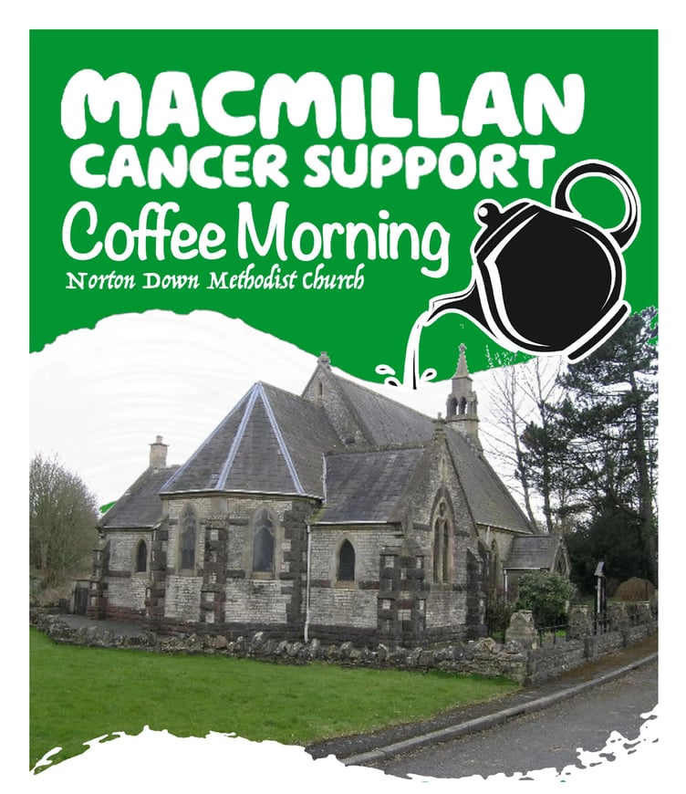 Fundraiser for Macmillan held at Norton Down Methodist Church