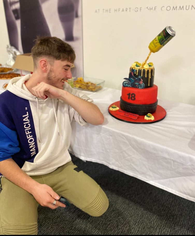 Alex Thompson died when his motorbike collided with a car turning across the carriageway on the A4 on June 22, 2023.