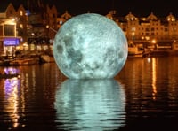 Somerset first UK location to host Luke Jerram's 'The Fallen Moon'