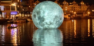 Somerset first UK location to host Luke Jerram's 'The Fallen Moon'