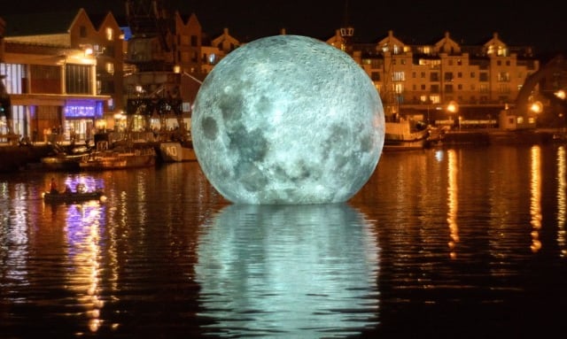 Somerset first UK location to host Luke Jerram's 'The Fallen Moon'