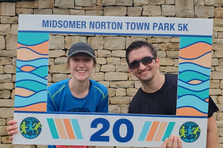 Hannah Coates and George Fryer completed their 20th run