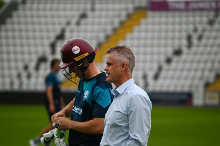 Somerset's chief executive Jamie Cox - excited about the final