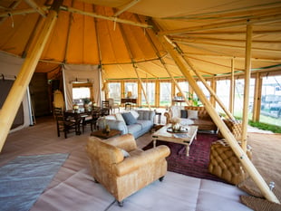 Glastonbury's poshest tent costing £28k is now taking 2025 bookings